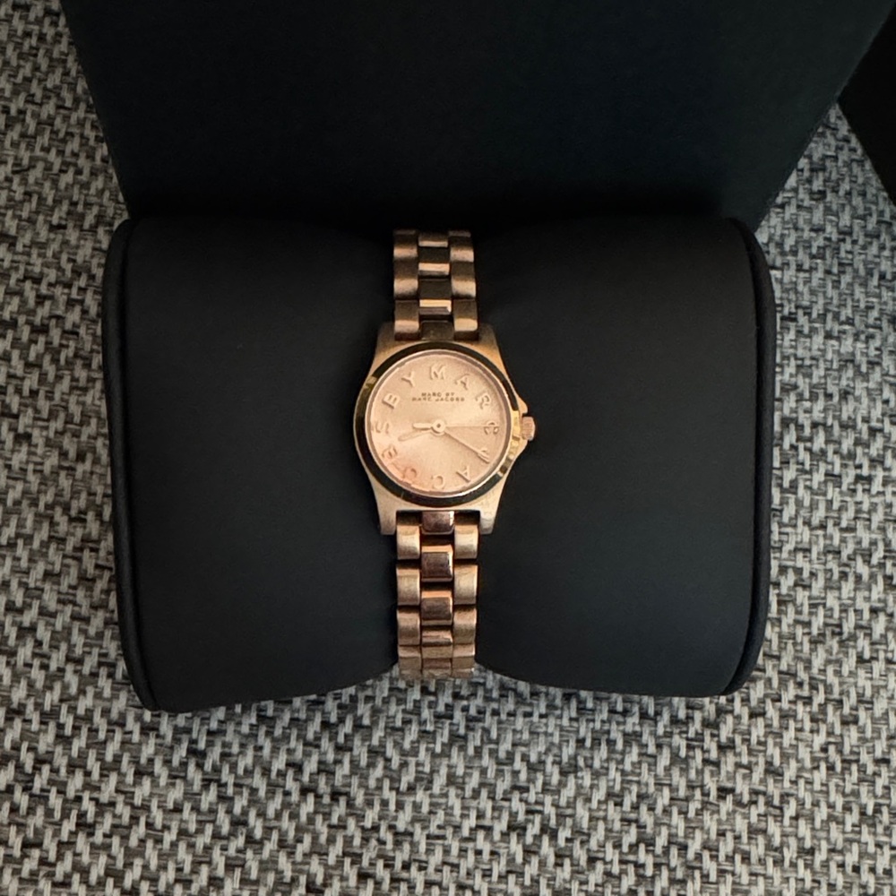 Marc by Marc Jacobs Rose Gold Henry Dinky Stainless Steel Watch, 21mm
